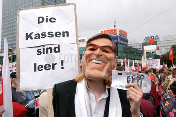 Berlin  Demonstration - Mutige Reformen statt Leistungsabbau