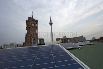 Photovoltaikanlage auf Rotem Rathaus