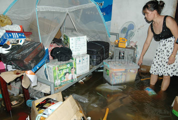 China  Hochwasser in der Jiangsu Provinz