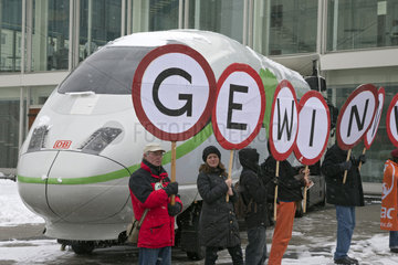 Protest Deutsche Bahn