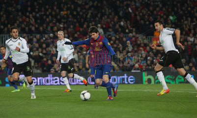 Barcelona  Spanien  Leo Messi von FC Barcelona mit Nummer 10