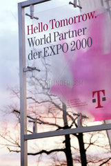 Hannover  Deutschland  Deutsche Telekom AG  EXPO Werbung