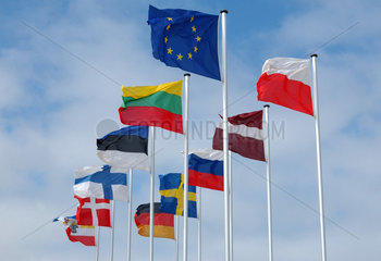 Flaggen der Europaeischen Union