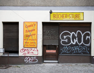 Berlin  Deutschland  geschlossener Laden in Berlin-Neukoelln