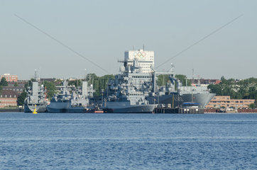 KIel  Deutschland  Tirpitzhafen der Marine in Kiel