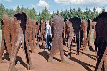 Skulpturen im Zitadellenpark in Poznan  Polen