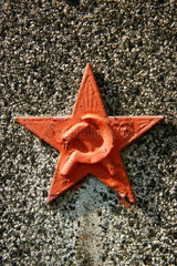 Jueterbog  roter Stern mit Hammer und Sichel