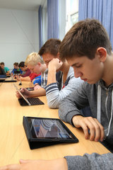 Flensburg  Deutschland  Unterricht mit dem iPad