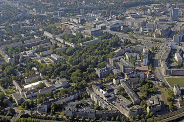 Chemnitz  Deutschland  Luftbild Stadtzentrum