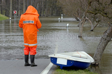Dommitzsch  Deutschland  Hochwasser bei Polbitz