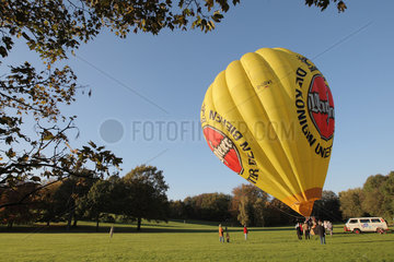 Kiel  Deutschland  Start eines Heissluftballons