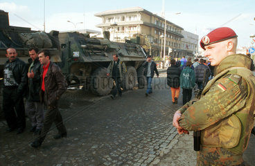 Deutsche KFOR-Soldaten in Prizren  Kosovo