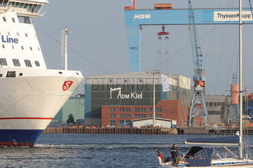 Kiel  Deutschland  die Stena Germanica beim Einlaufen in den Kieler Hafen