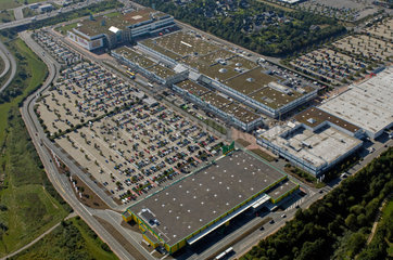 Chemnitz  Deutschland  Luftbild des Chemnitz Centers in Roehrsdorf