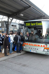 Flensburg  Deutschland  ein Linienbus am Flensburger ZOB