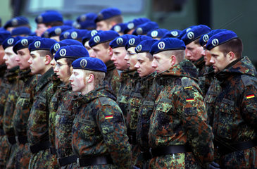 Geloebnis bei der Bundeswehr in Berlin