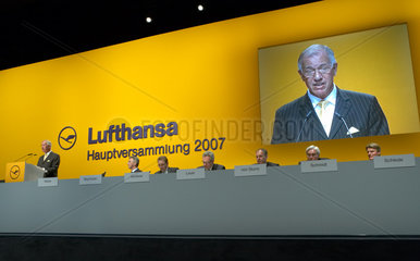 Berlin  Aufsichtsrat der Lufthansa AG bei der Hauptversammlung 2007