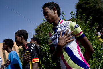 Asmara  Eritrea- Cyclist race