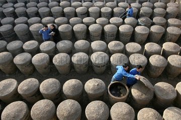 China  Herstellung von Essig