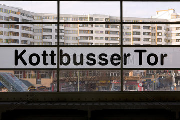 Berlin  Deutschland  Schriftzug Kottbusser Tor