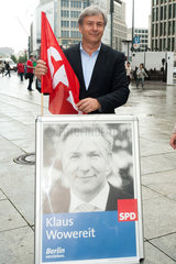 Berlin  Deutschland  Regierender Buergermeister Klaus Wowereit  SPD