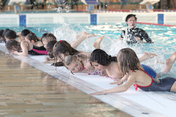 Flensburg  Deutschland  Schwimmunterricht im Campusbad