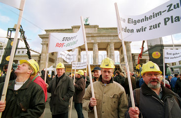 Demo vor dem Brandenburger Tor  Berlin