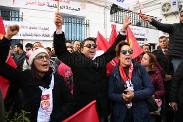 TUNISIA-TUNIS-GENERAL STRIKE