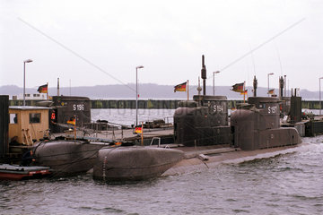 Eckernfoerde  Deutschland  U-Boote der Klasse 206 A