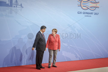 Xi Jinping  Staatspraesident Volksrepublik China / Generalsekretaer der Kommunistischen Partei Chinas  Angela Merkel (CDU)  Bundeskanzlerin