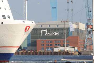 Kiel  Deutschland  die Stena Germanica beim Einlaufen in den Kieler Hafen