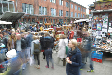 Hamburg  Deutschland  Flohmarkt Flohschanze im Schanzenviertel