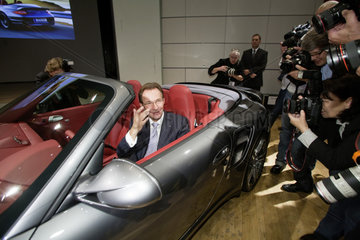IAA 2009 - Michael Macht  Vorstandsvorsitzender der Porsche AG