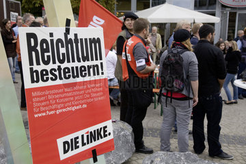 Bundestagswahlkampf 2009 - Wahlkampfkundgebung der Partei Die Linke