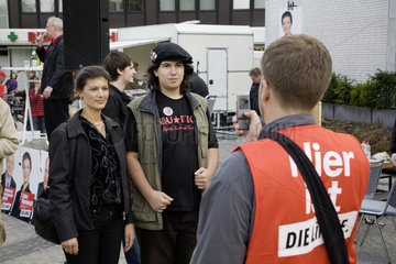 Bundestagswahlkampf 2009 - Sahra Wagenknecht