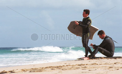 Surfer am Strand  Fuerteventura