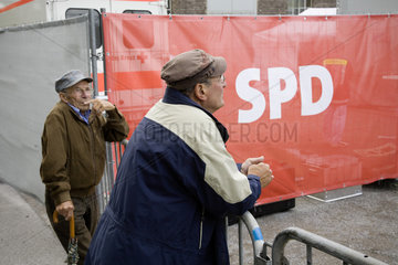 Bundestagswahlkampf 2009 - SPD Kundgebung mit Frank-Walter Steinmeier und Hannelore Kraft