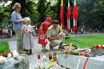 Der 60. Jahrestag des Warschauer Aufstands  Polen