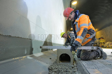 Rendsburg  Deutschland  Sanierung des Tunnels unter dem Nord-Ostsee-Kanal