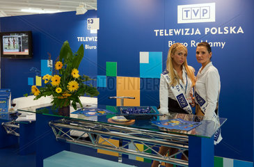 Posen  Polen  Telewizja Polska auf der Internationalen Messe Poznan