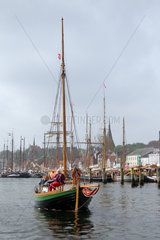 Flensburg  Deutschland  Traditionssegler im Flensburger Hafen