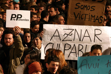 Anti-Terrorismus-Demonstration in Barcelona