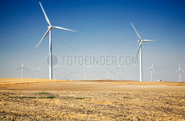Spanien  Jacobs Windpark im Sueden des Landes