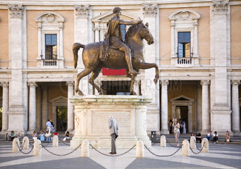 Rom  Reiterstandbild des Kaisers Marc Aurel