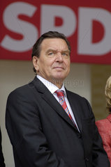 Gerhard Schroeder  SPD  der Bundeskanzler im Wahlkampf