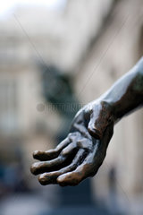 Sevilla  Spanien  Hand einer Statue