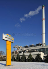 Berlin  Deutschland  das Vattenfall Heizkraftwerk Lichtenberg
