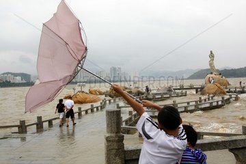 China: Tropischer Sturm