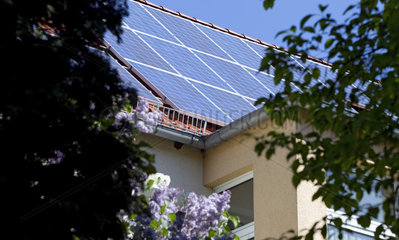GEWOBAG-Haeuser mit Solaranlage