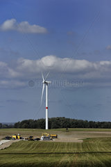 Windparkbaustelle